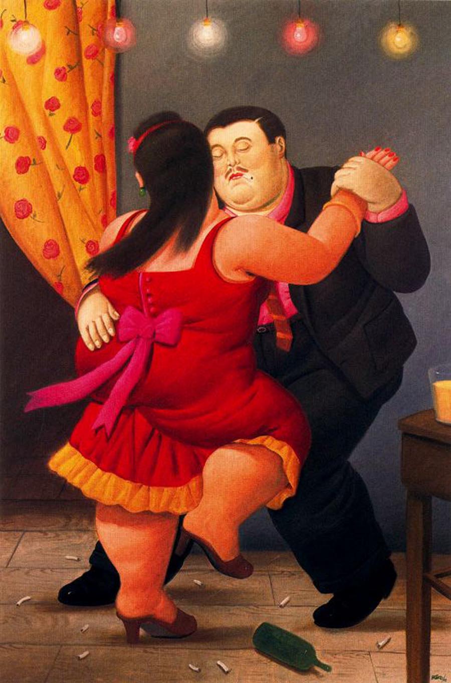 Fernando Botero painting